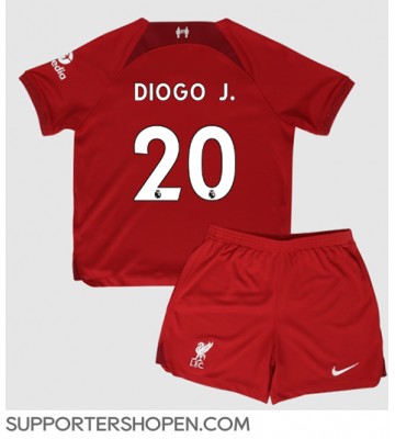 Liverpool Diogo Jota #20 Hemmatröja Barn 2022-23 Kortärmad (+ korta byxor)